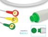 Cable ECG de Conexión Directa Compatible con Datex Ohmeda