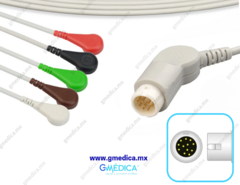 Cable ECG de Conexión Directa Compatible con HP - 5 LATIGUILLOS - comprar en línea