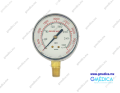 Manometro Metron 63333-G conexion 1/4" NPT GAS - comprar en línea