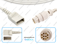 Cable Adaptador IBP Compatible con Compatible con Datex Ohmeda - 650-217