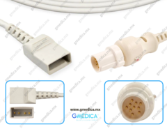 Cable Adaptador IBP Compatible con Compatible con Hellige / PPG / honeywell - 650-239