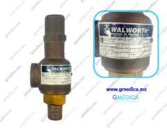 VÁLVULAS DE SEGURIDAD / ALIVIO DE BRONCE WALWORTH 7 SERIE 1478