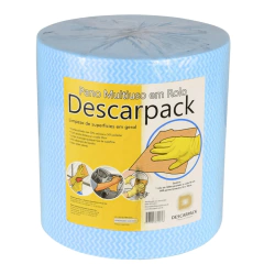 Pano Absorvente Multiuso Picotado - Rolo com 600 unidades - Descarpack