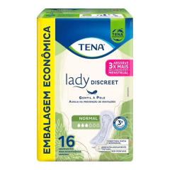 Absorvente Tena Lady Discreet Normal com 16 unidades