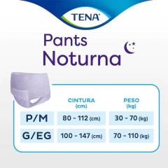 Roupa Intima Tena Pants Noturna com 24 unidades  