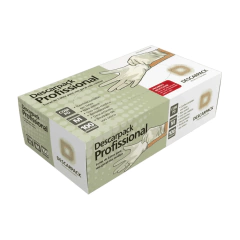 Luva de Látex com Pó tamanho m Descarpack
