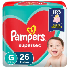 Fralda Infantil Pampers Supersec™ Tamanho G