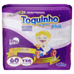 fralda infantil Toquinho de Gente Plus sxg
