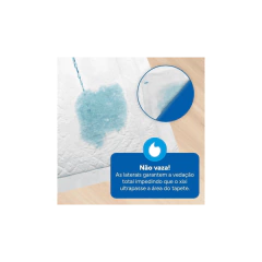 Pacote de Tapete Higiênico Tico Pads para filhotes, 60cm x 55cm, contendo 50 unidades, com imagem de cachorro pequeno na embalagem

