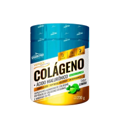 Pote de Colágeno VERISOL® com Ácido Hialurônico sabor limão, 230g da Shark Pro.