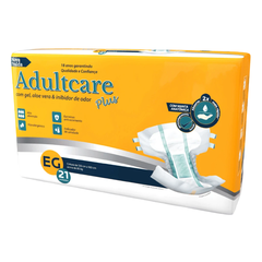 Fralda Geriátrica Adultcare Plus tamanho EG