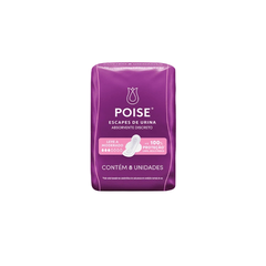 Poise® Moderado Discreto - Absorvente Feminino - Pacote com 8 Unidades