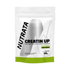 Embalagem refil de creatina 100% pura micronizada Nutrata, 300g, sabor neutro