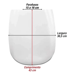 Assento sanitário elevado retangular com tampa de 7,5 cm da marca Mebuki, ideal para pessoas com mobilidade reduzida, idosos e gestantes