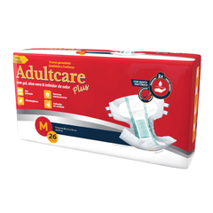 Fralda Geriátrica Adultcare Plus tamanho M