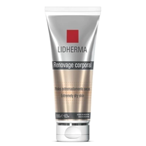 Envase de crema Renovage Corporal Lidherma de 180 ml para piel seca y reafirmante corporal