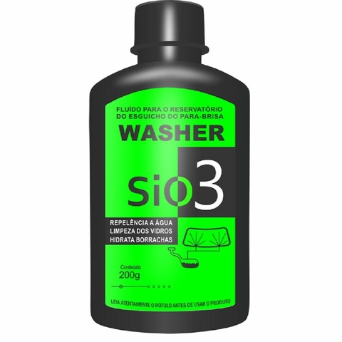 SIO3 Washer 200ml - Aditivo Para a Limpeza Dos Vidros Washer SiO3