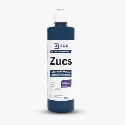 Restaurador De Plásticos 3 Em 1 Zucs - 500ml - Zacs
