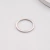 Anel Fio Minimalista em Aço Inoxidável