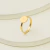 Anel Dourado Circulo Minimalista em Aço Inoxidável - comprar online
