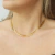 Colar Dourado Choker Setas em Aço Inoxidável - comprar online