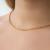 Imagem do Colar Dourado Brilhos em Aço Inoxidável