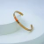 Bracelete Dourado Chapa em Aço Inoxidável - comprar online