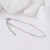 Pulseira Palitinhos Minimalista em Aço Inoxidável na internet