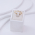 Anel Dourado Mini Solitário em Aço Inoxidável na internet