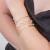 Mix Dourado de Pulseiras Rêve em Aço Inoxidável