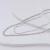 Colar Duplo Grumet Fina e Fio Bolinhas em Aço Inoxidável