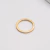 Anel Dourado Fio Minimalista em Aço Inoxidável