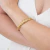 Bracelete Dourado Big Rope em Aço Inoxidável