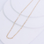 Colar Dourado Masculino Catier 3mm em Aço inoxidável