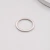 Anel Fio Minimalista em Aço Inoxidável