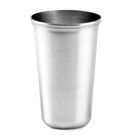 Copo De Aço Inox Resistente Grande Cerveja Agua Suco 600ml