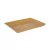 Petisqueira travessa Retangular 24cm Marrom Claro