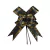 Laço fácil p/ presentes 34cm - preto c/ dourado 100un - comprar online