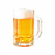 2 CANECA DE CHOPP CERVEJA BEBIDA VIDRO GROSSO 400ML - comprar online