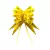 Laço fácil p/ presentes 34cm -Amarelo c/ dourado 50un - comprar online