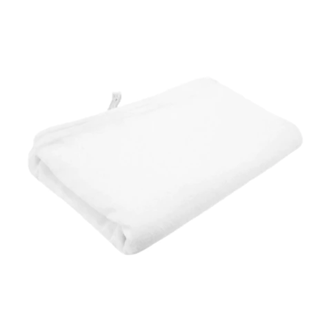 Pano prato branco grosso costurado cozinha algodão