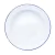 Kit 8 Prato Esmaltado branco 22cm alumínio roça cozinha - comprar online