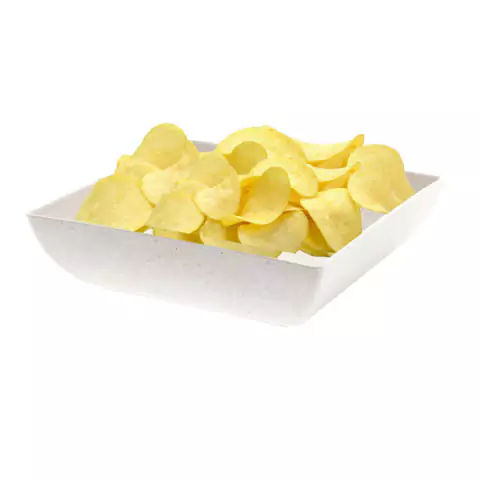 Saladeira Quadrada 750ml Travessa Petisqueira Bege