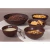 6UN TIGELA 300ml BOWL CUMBUCA SOPA CALDO MARROM ESCURO - comprar online