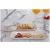 KIT 20UN TRAVESSA RETANGULAR P/ PETISCOS PETISQUEIRA BEGE - comprar online