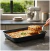 3un Assadeira Antiaderente Retangular Cucinare Cinza 32x22 - comprar online