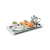 2un Bandeja inox café retangular 30x15cm Hotel Cafeteria - comprar online