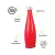 2un GARRAFA DE VIDRO C/ TAMPA INOX ACQUA ÁGUA SUCO VERMELHO na internet
