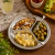 kit Petisqueira 3 compartimentos inox e 6 garfinhos coração - comprar online