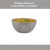 10un Tigela bowl Cumbuca Melamine Plissé 500ml caldo sopa - comprar online